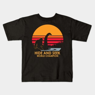 Hide and seek world champion Kids T-Shirt